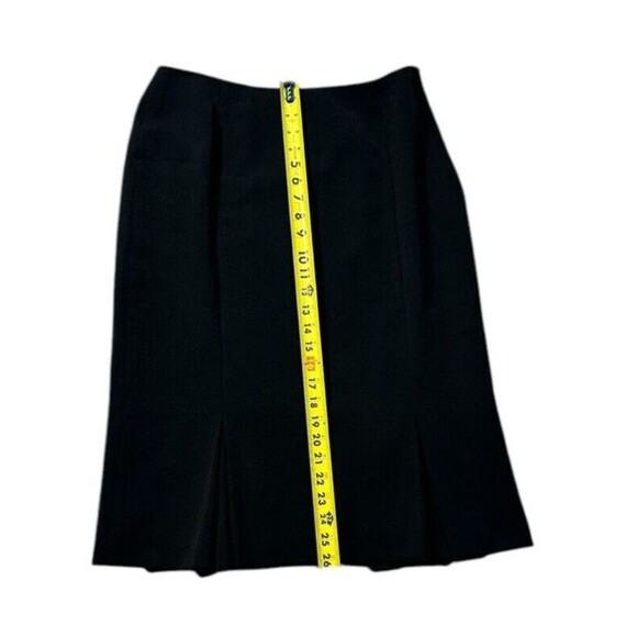 Charles Gray London size 8 black Skirt classic dressy straight with flare pleats - Picture 9 of 14